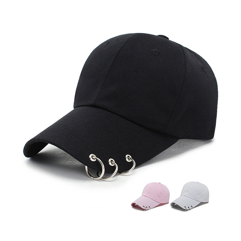 Hip Hop Women's Baseball Cap W - Ring Blank Adjustable avaliação e preço