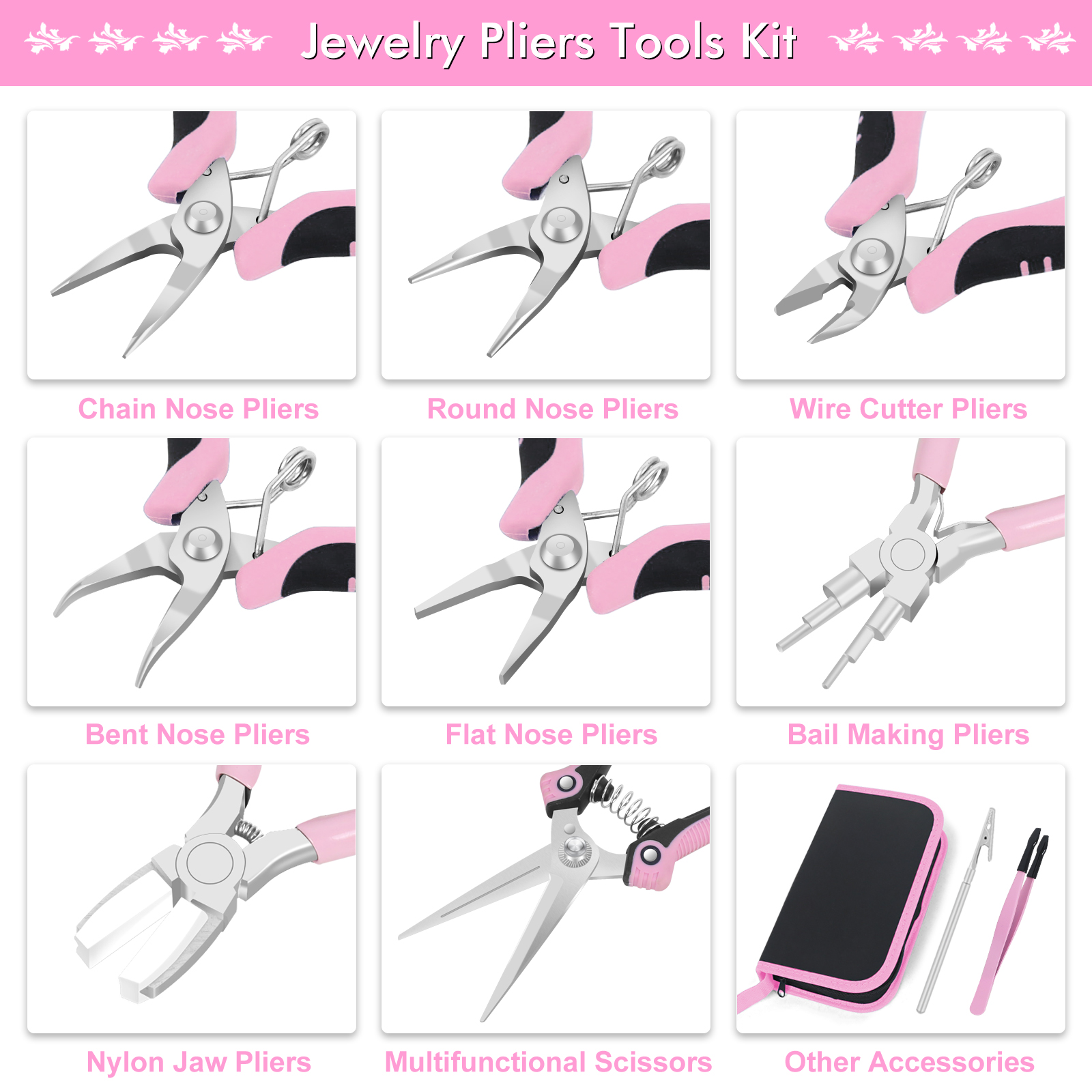 NEWACALOX Mini Jewelry Pliers  - Jewelry Plier Set avaliação e preço