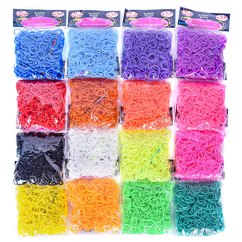 600 pieces Colorful Rubber Ban - Jewelry Making Beginners avaliação e preço