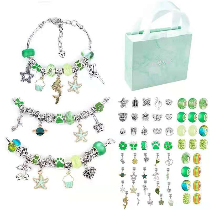 Charm Bracelet Making Kit DIY  - Jewelry Making Kits For Kids avaliação e preço