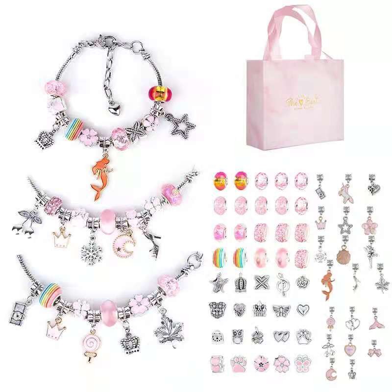 Charm Bracelet Making Kit DIY  - Jewelry Making Kits For Kids avaliação e preço