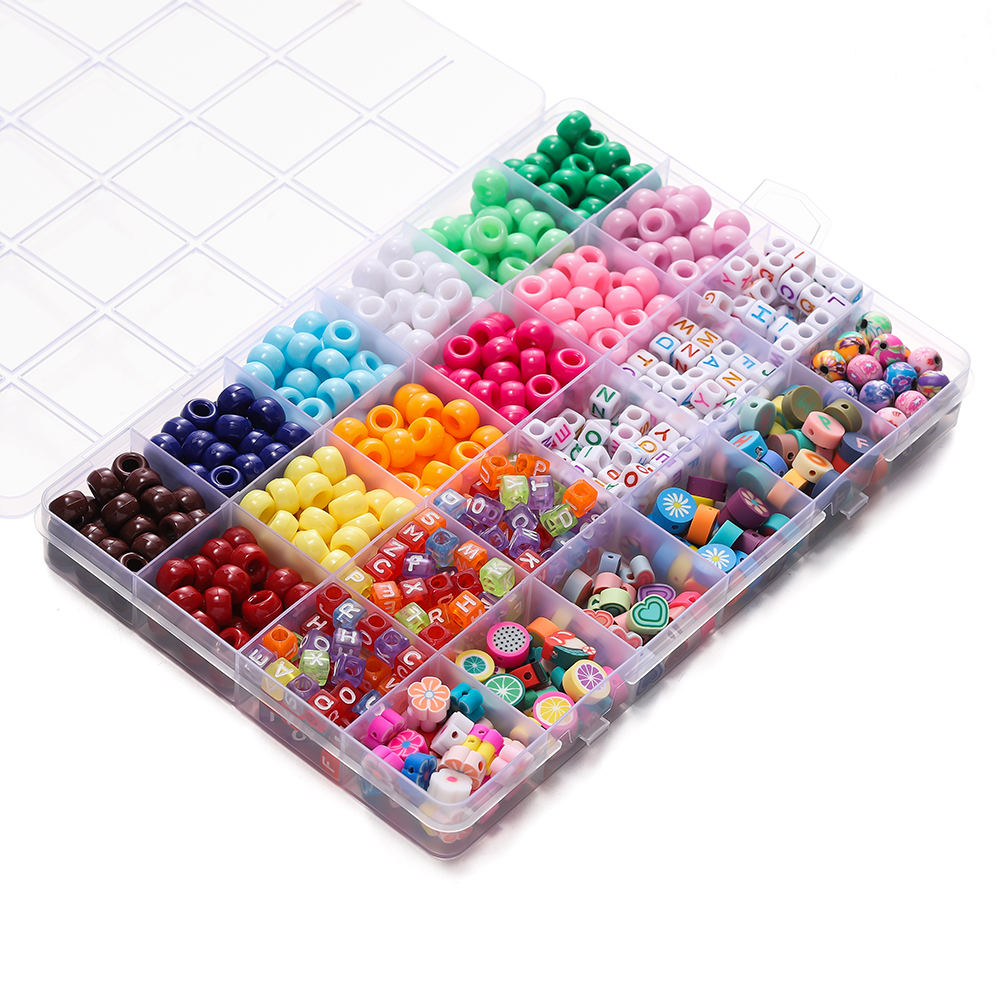 680pcs/Box Colorful Acrylic Po - Jewelry Making Beginners avaliação e preço