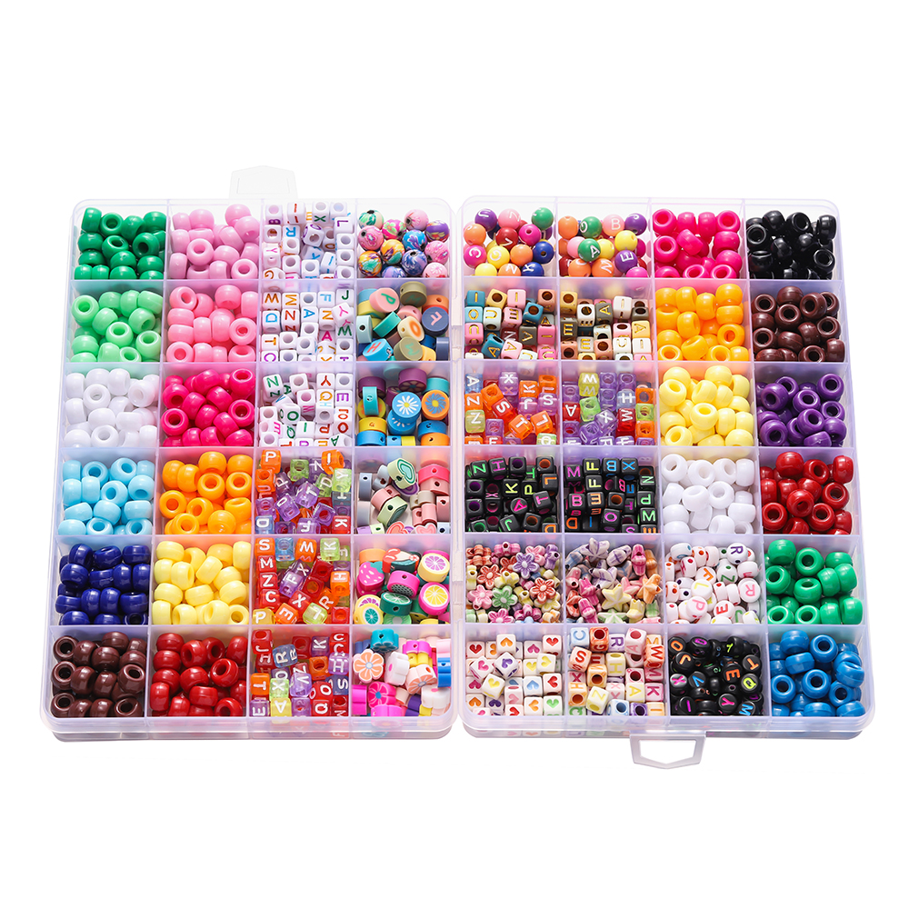 680pcs/Box Colorful Acrylic Po - Jewelry Making Beginners avaliação e preço