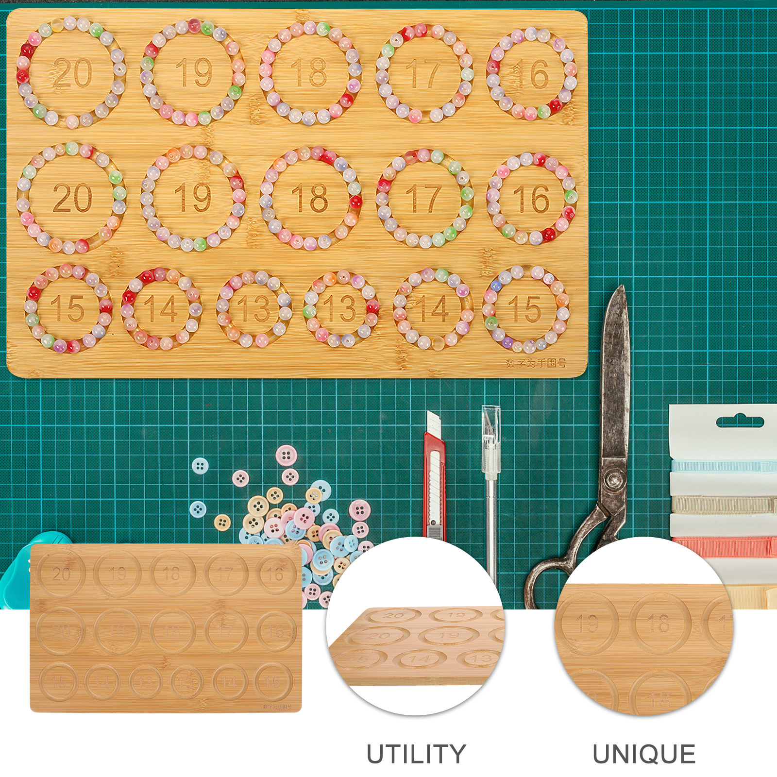 Stable Bead Design Board Tray  - Jewelry Making Findings avaliação e preço