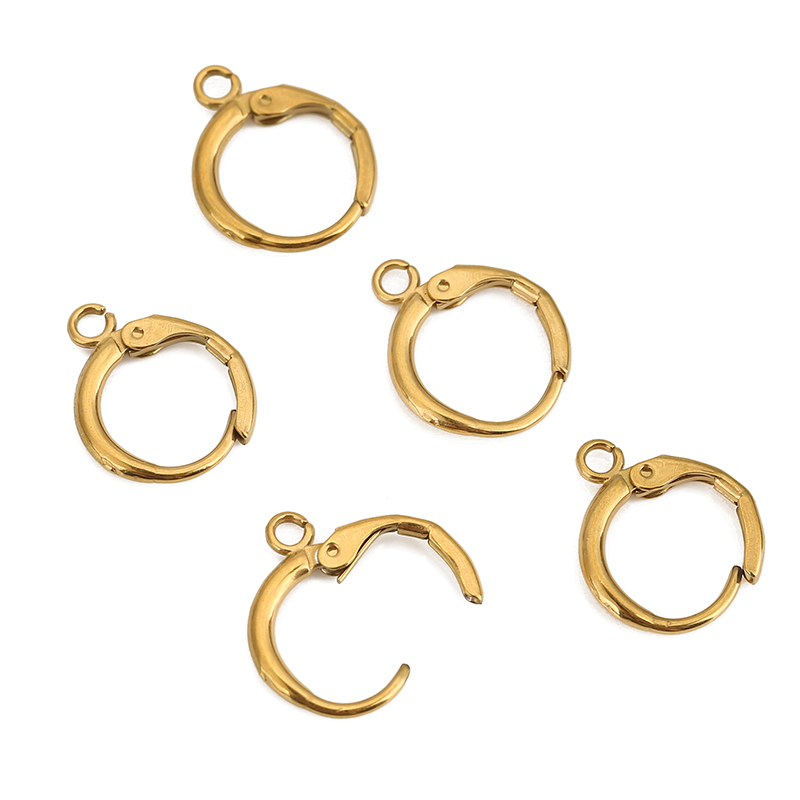 10pcs 12mm Hypoallergenic Earr - Jewelry Making Findings avaliação e preço