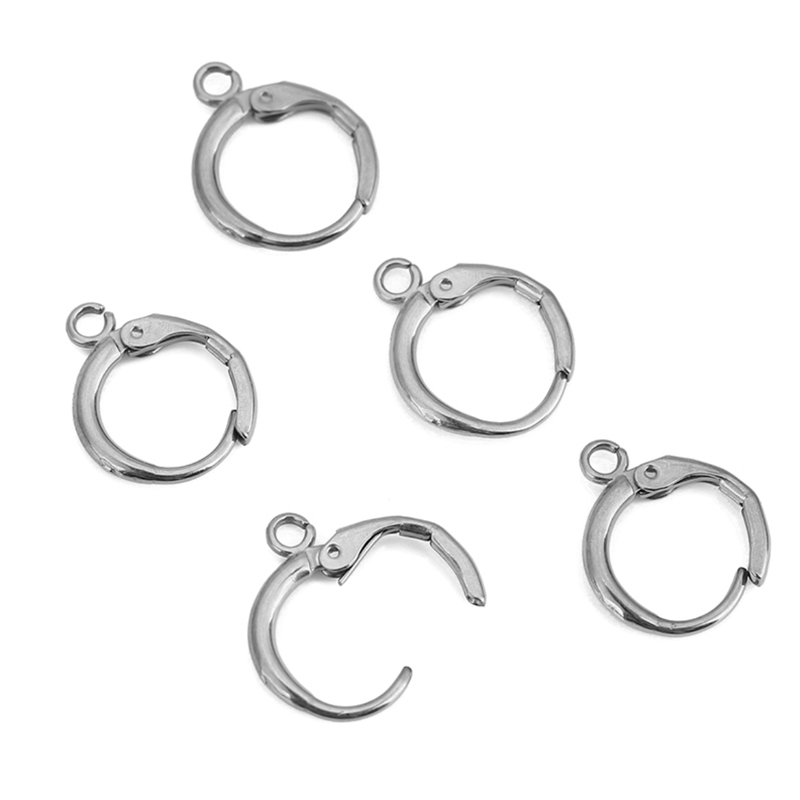 10pcs 12mm Hypoallergenic Earr - Jewelry Making Findings avaliação e preço