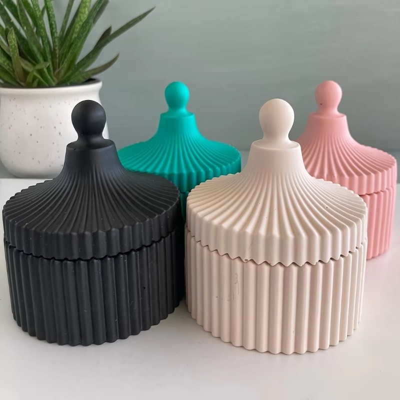 1 Set Silicone Candle Jar Mold - Jewelry Making Mold avaliação e preço