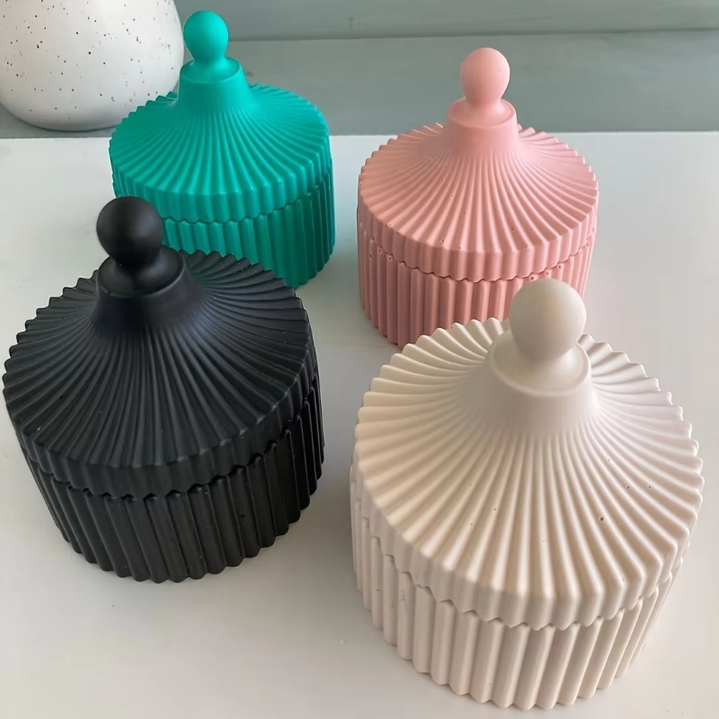 1 Set Silicone Candle Jar Mold - Jewelry Making Mold avaliação e preço