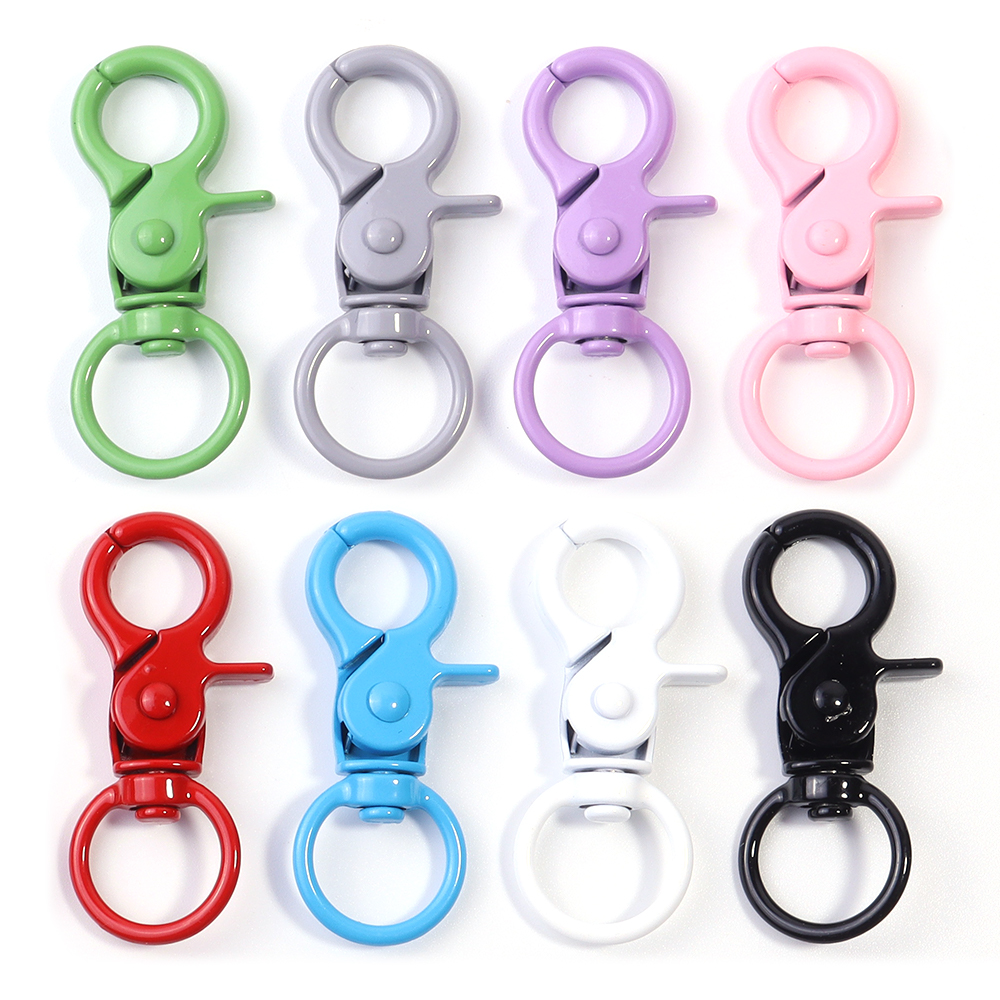 5Pcs/Lot Colorful Swivel Lobst - Jewelry Making Accessories avaliação e preço