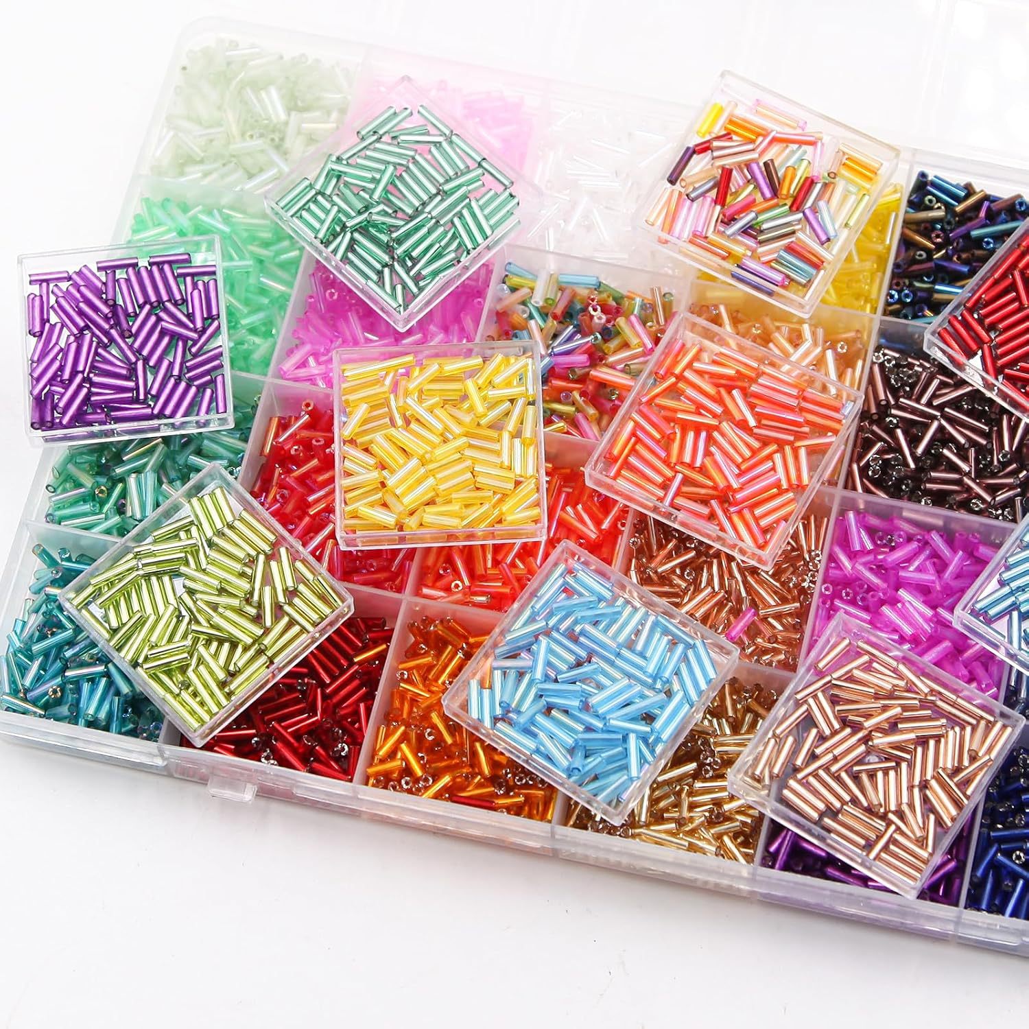 About 6720Pcs/Box 7mm 28 Color - Jewelry Making Tutorial avaliação e preço