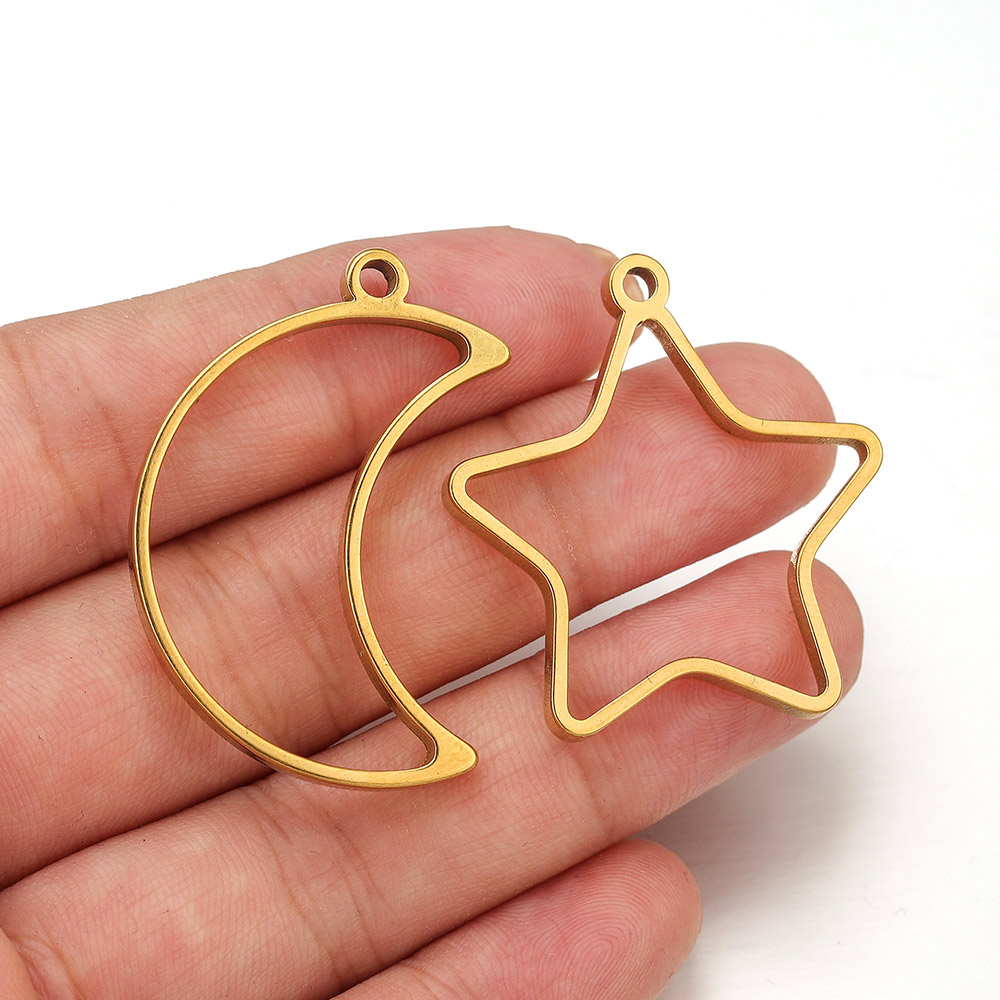 10pcs Stainless Steel Geometri - Jewelry Making Mold avaliação e preço