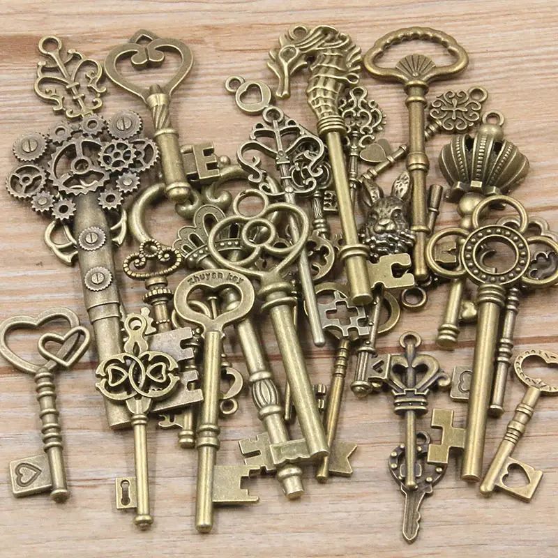 50g/pack Key Charms Bracelets  - Jewelry Making Business avaliação e preço