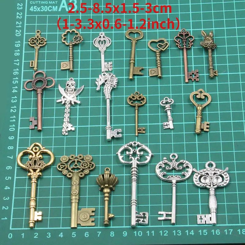 50g/pack Key Charms Bracelets  - Jewelry Making Business avaliação e preço