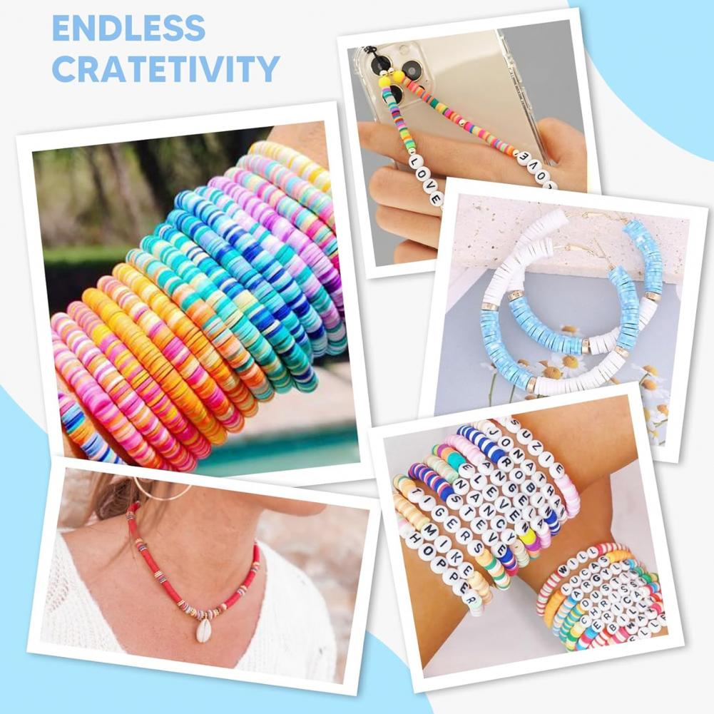 Clay Bead Set for Jewelry Maki - Jewelry Making Kits For Kids avaliação e preço