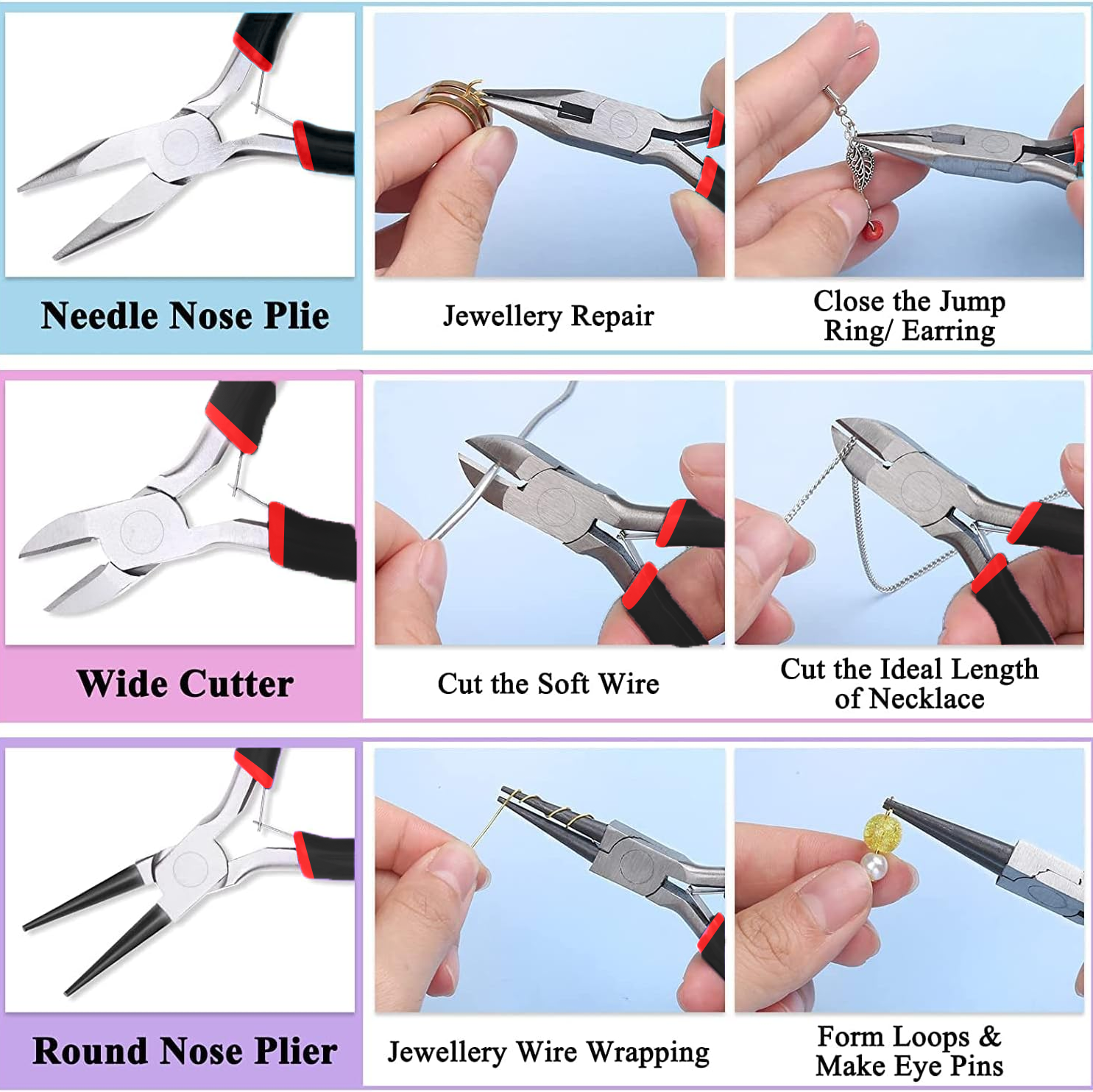 3pcs Jewelry Making Pliers Set - Jewelry Plier Set avaliação e preço