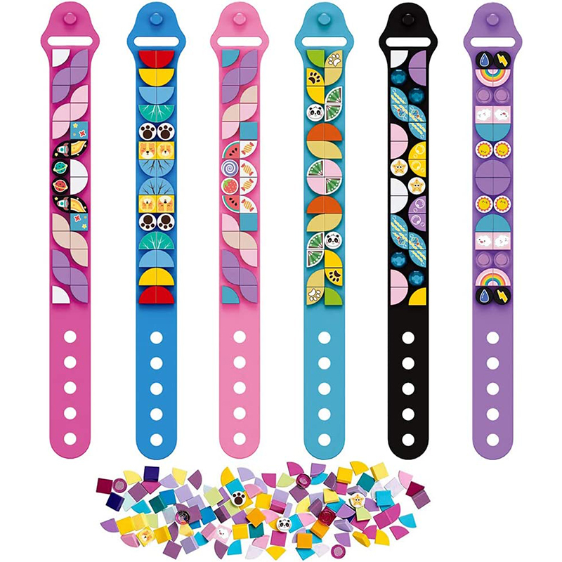 6Pcs/set Kids Building Blocks  - Jewelry Making Kits For Kids avaliação e preço