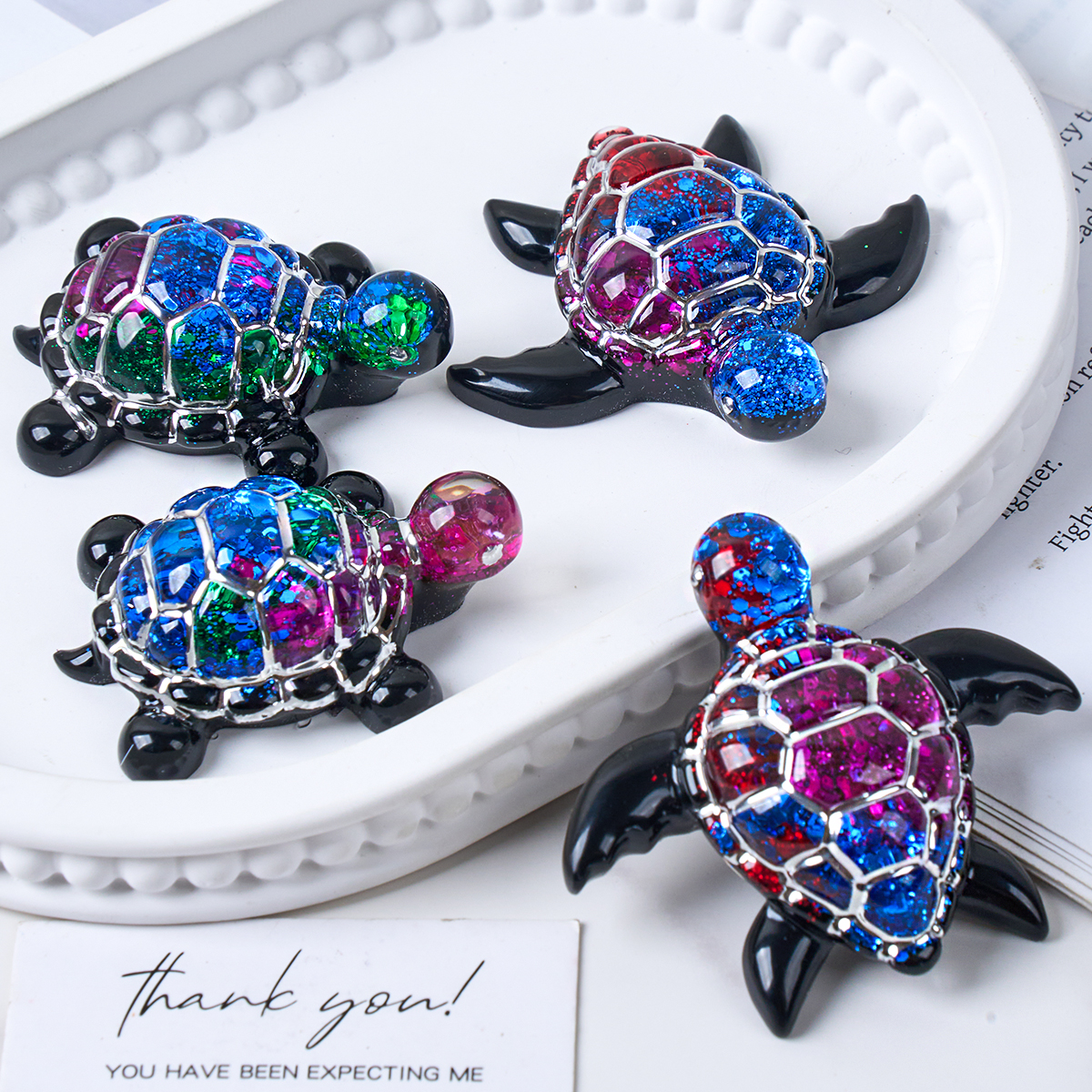 3D Sea Turtle Keychain Silicon - Jewelry Making Mold avaliação e preço