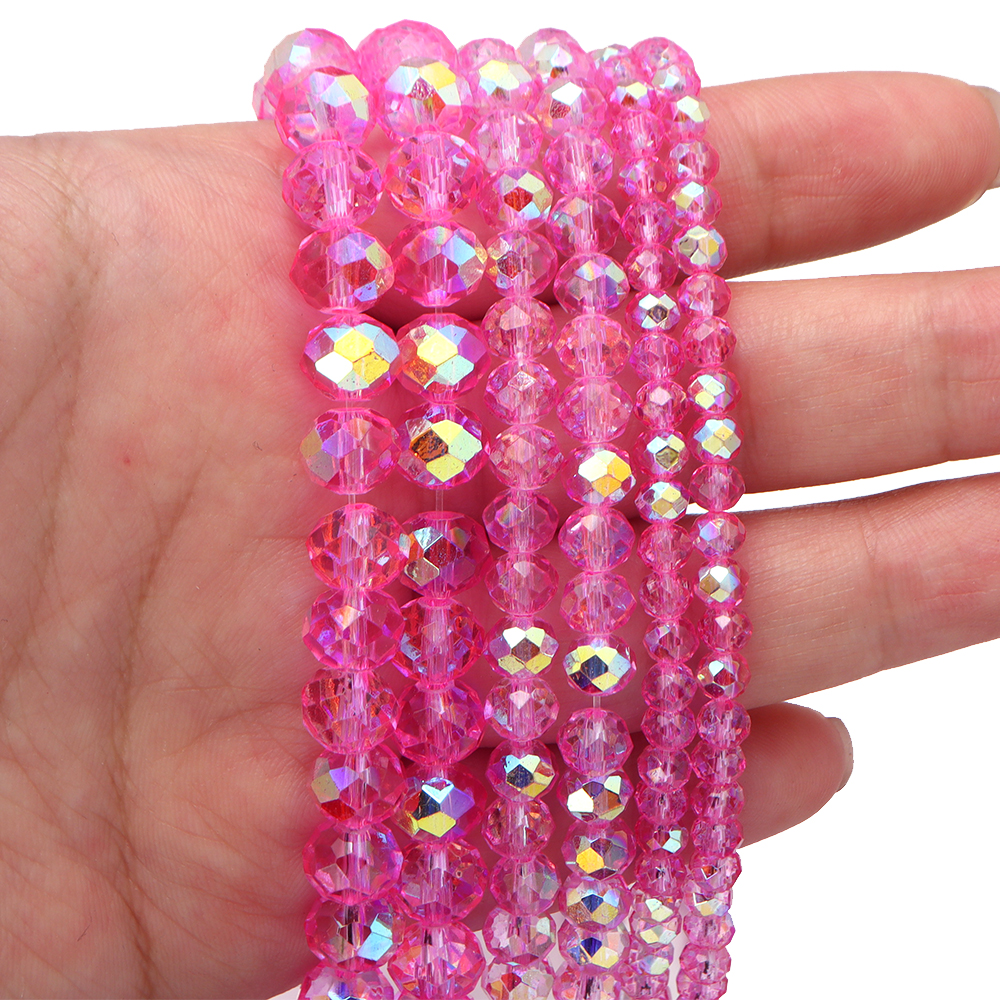 1 Strand 4/6/8mm Faceted Cryst - Jewelry Making Beginners avaliação e preço