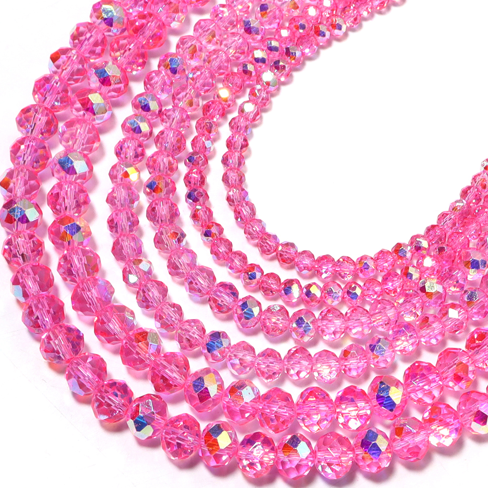 1 Strand 4/6/8mm Faceted Cryst - Jewelry Making Beginners avaliação e preço