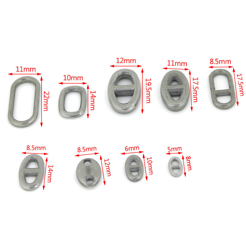 10Pcs Stainless Steel Double H - Jewelry Making Findings avaliação e preço
