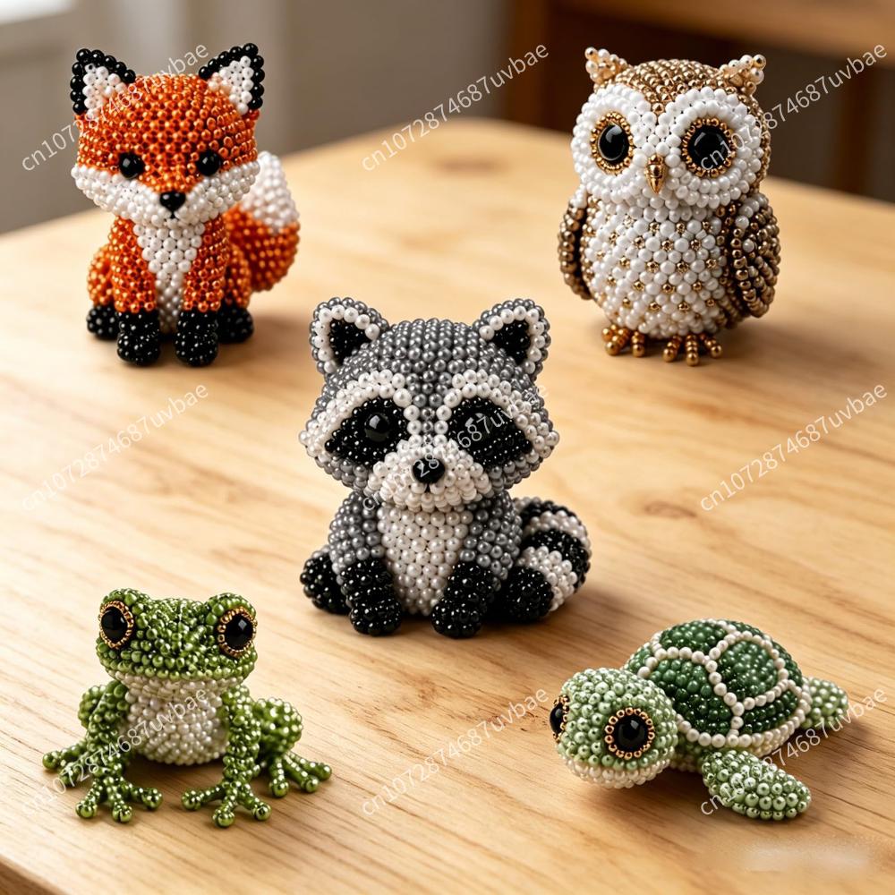 Educational DIY Animal Bead Se - Jewelry Making Kits For Kids avaliação e preço