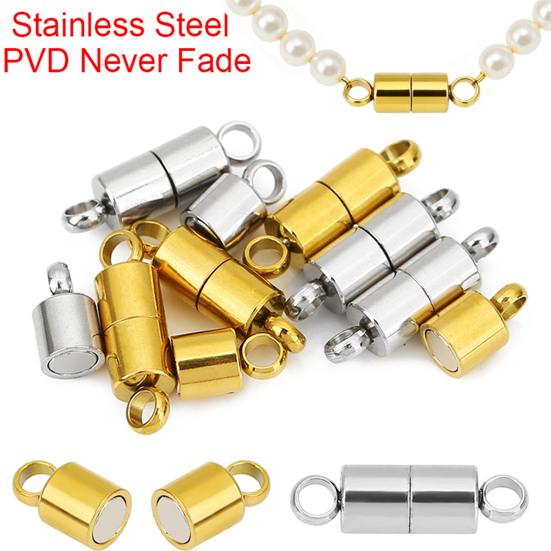 2pcs 14mm Stainless Steel Neck - Jewelry Making Findings avaliação e preço