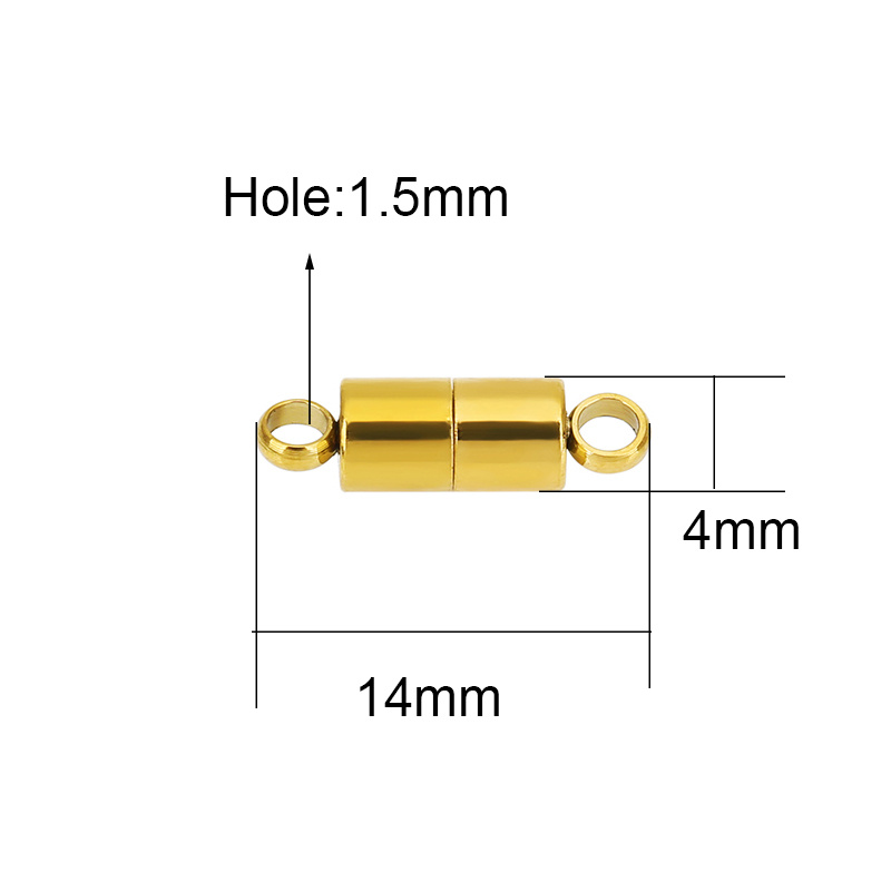 2pcs 14mm Stainless Steel Neck - Jewelry Making Findings avaliação e preço