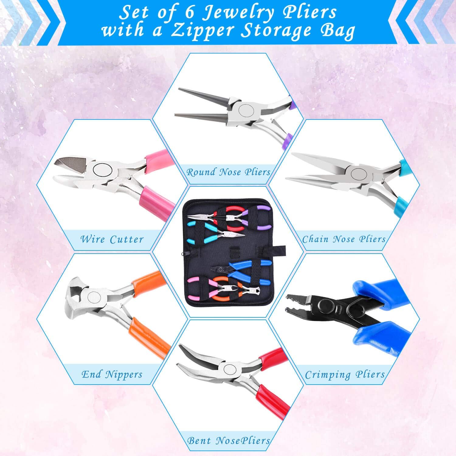 6-Piece Jewelry Making Pliers  - Jewelry Plier Set avaliação e preço