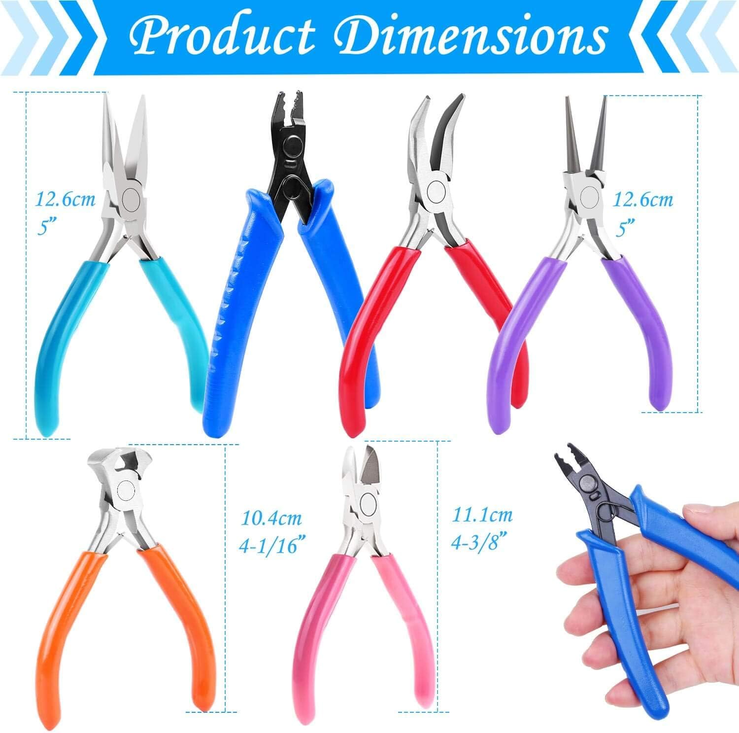 6-Piece Jewelry Making Pliers  - Jewelry Plier Set avaliação e preço