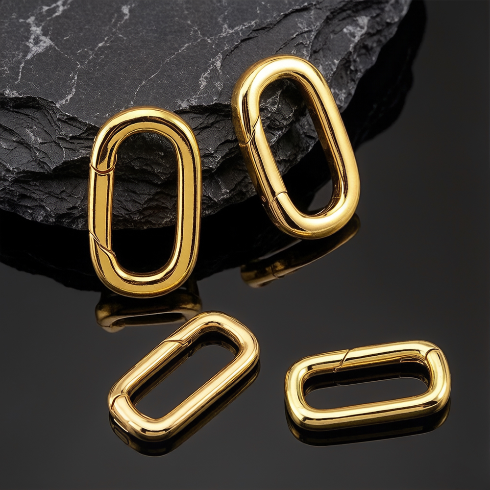 2pcs 18K Gold Plated Filled Ov - Jewelry Making Findings avaliação e preço