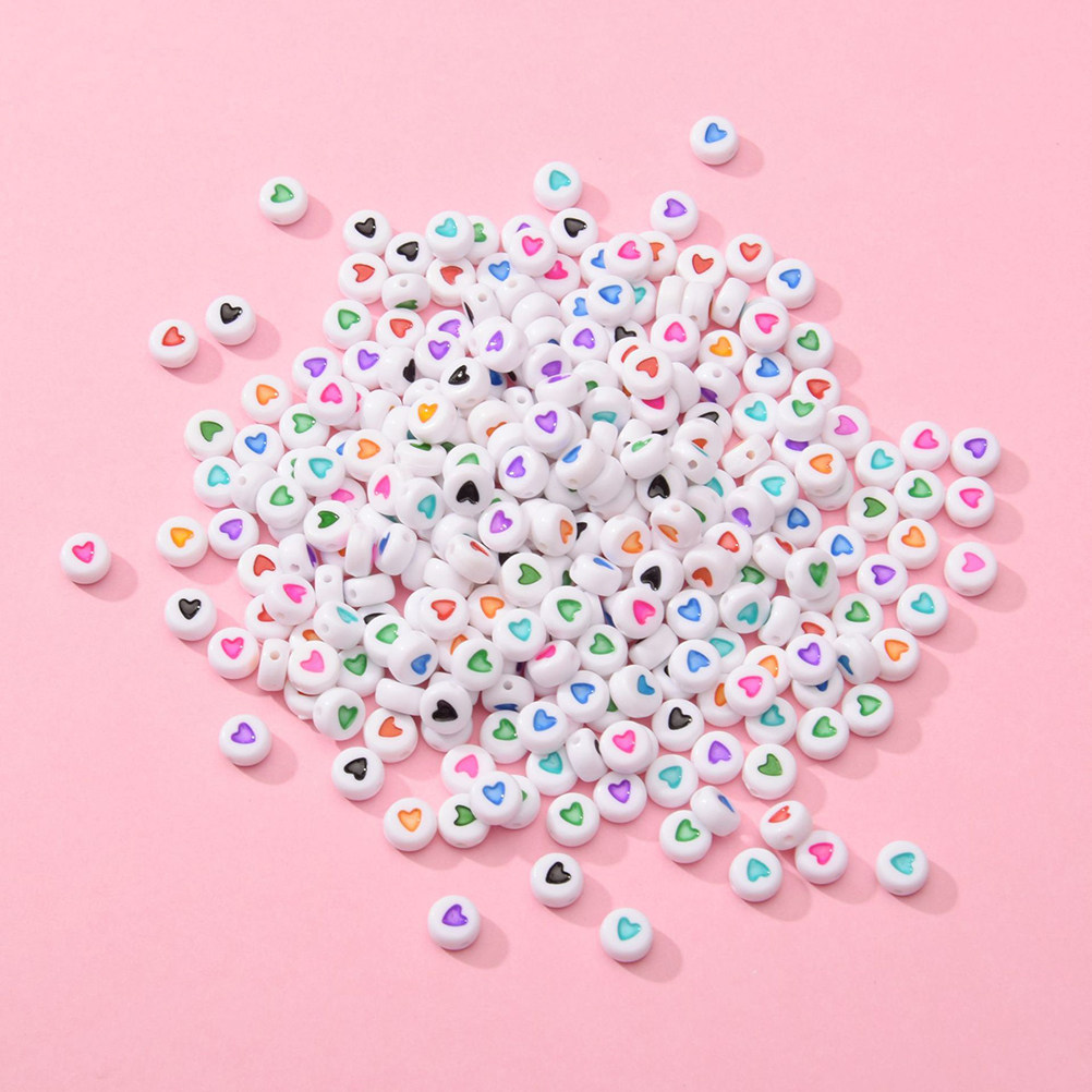 400Pcs DIY Jewelry Beads Love  - Jewelry Making Kits For Kids avaliação e preço