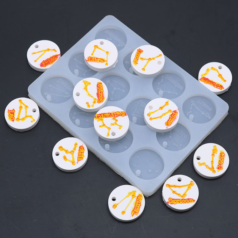 12 Holes Constellation Pendant - Jewelry Making Mold avaliação e preço