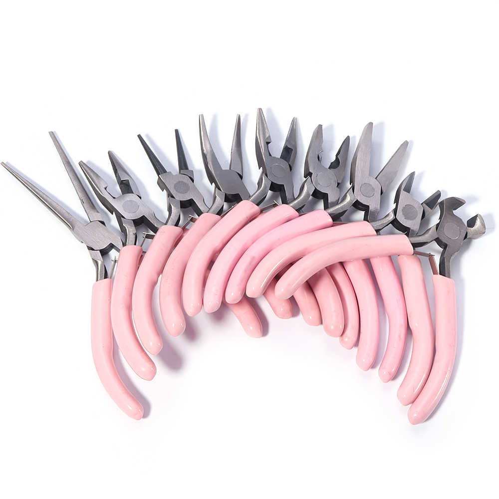 Portable Pink Stainless Steel  - Jewelry Making Pliers avaliação e preço